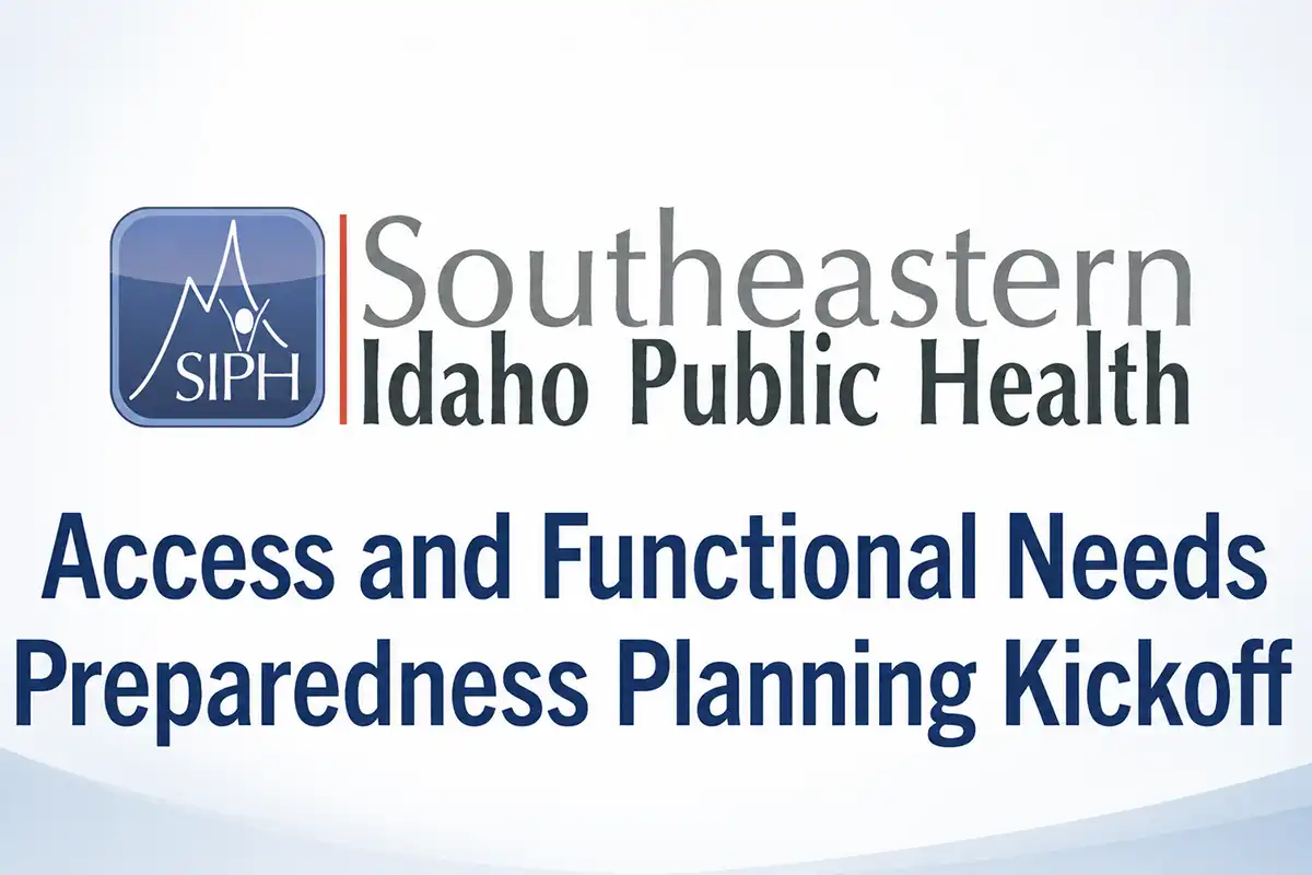 Access and Functional Needs Preparedness Planning Kickoff virtual forum flyer