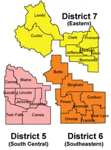 Greater Idaho Healthcare Coalition Map